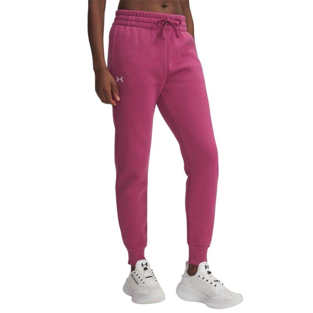 Under Armour Womens/Ladies Rival Fleece Joggers / Red